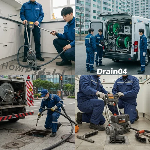 의정부 산곡동 싱크대막힘 역류 꽉 막힌 운까지 뚫어