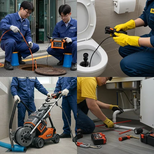 가능동 하수구 막힘 배수구 시원하게 뚫어 드릴게요