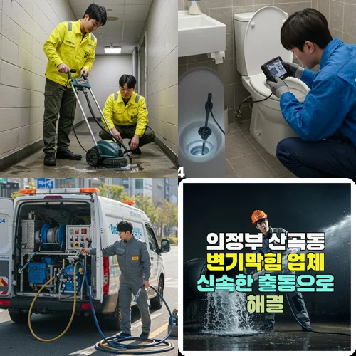 의정부 산곡동 변기막힘 업체 신속한 출동으로 해결