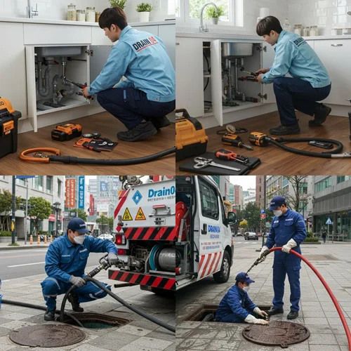 금오동 싱크대막힘 역류 하수구 지킴이가 해결