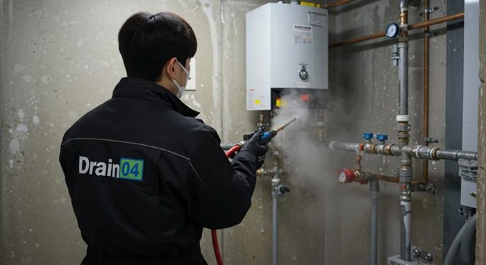 신곡동 해빙 하수도 배관 업체 녹여서 운까지 뻥 뚫어