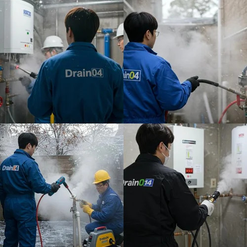 낙양동 수도관 동파 하수구 녹임으로 쾌적한 환경을