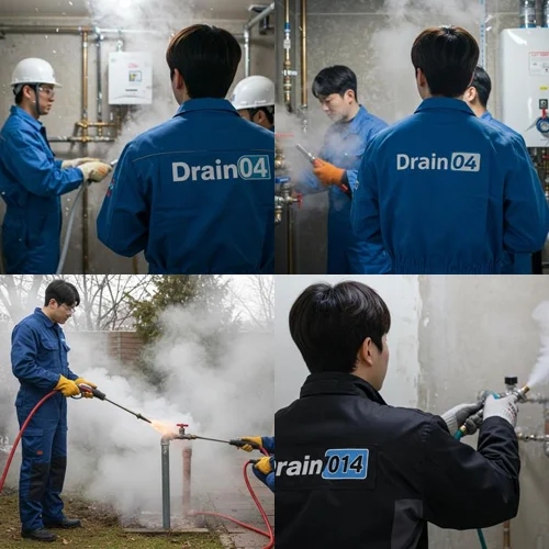 고산동 수도관 동파 하수구 빠르게 녹여서 복구 완료