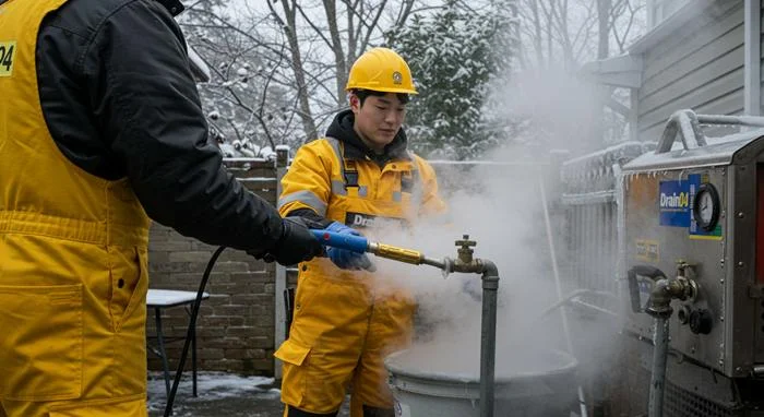 장암동 해빙 하수도 배관 업체 꽁꽁 언 하수도도 뚫어