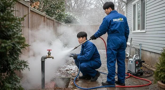 민락동 언 수도 녹임 해빙 업체 녹여서 시원한 통수를