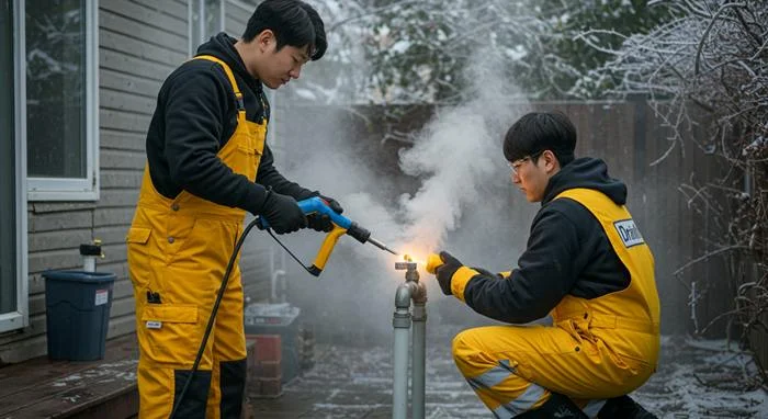 의정부시 하수구 해빙 얼었을때 하수구 막힘 동파 해결사