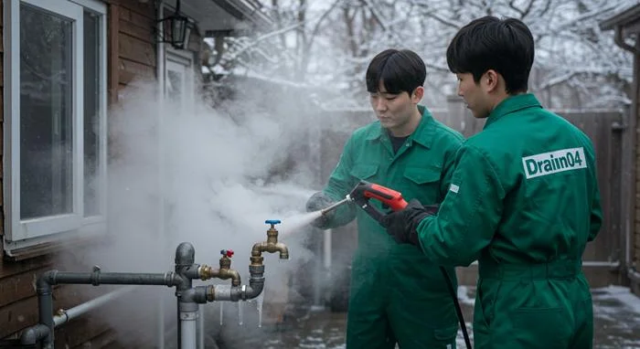 장암동 수도 동파 녹임 해빙 겨울에 겪는 어려움 해결