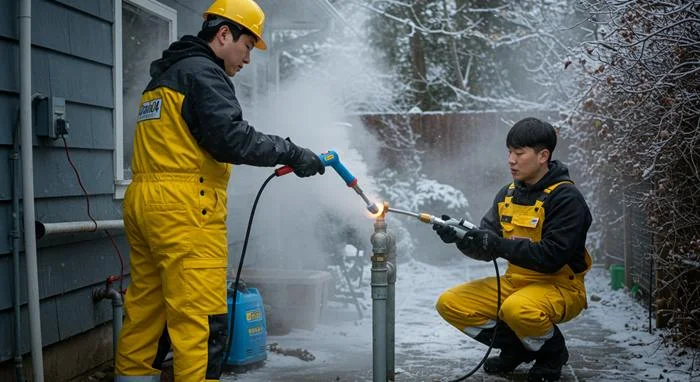 장암동 수도 동파 녹임 해빙 겨울에 겪는 어려움 해결