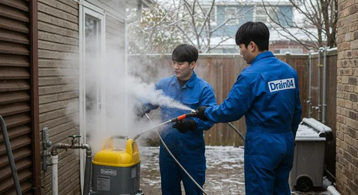 고산동 해빙 하수도 배관 업체 녹여서 통수 확실 보장
