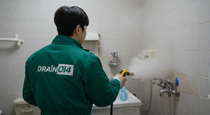 자일동 수도관 동파 하수구 꽁꽁 언 하수구 시원하게