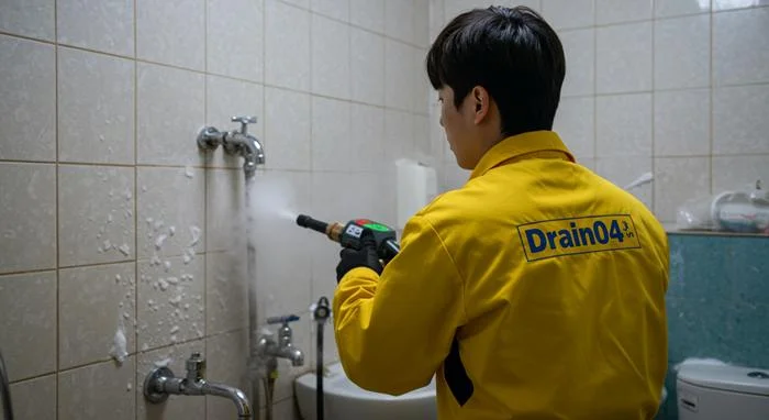 자일동 수도관 동파 하수구 꽁꽁 언 하수구 시원하게