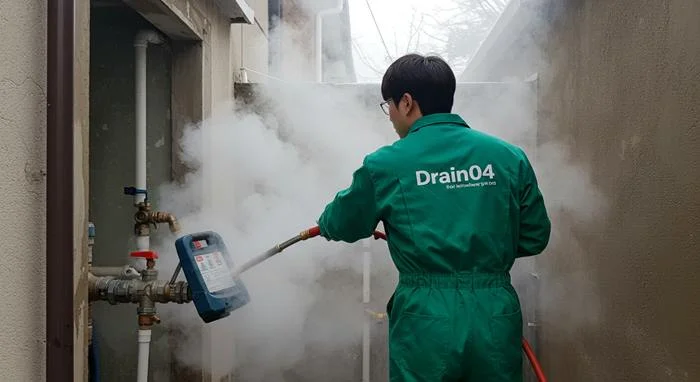 자일동 수도관 동파 하수구 꽁꽁 언 하수구 시원하게