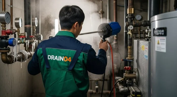 의정부 하수구 해빙 얼었을때 꽁꽁 언 하수구 시원하게