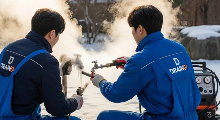 의정부시 해빙 하수도 배관 업체 꽁꽁 언 배관을 녹여드립니다