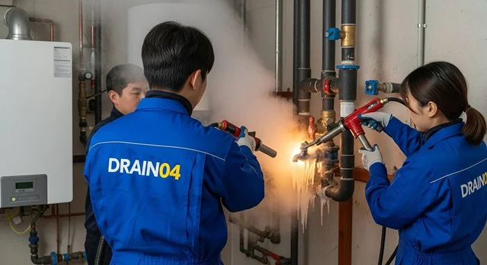 의정부시 해빙 하수도 배관 업체 꽁꽁 언 배관을 녹여드립니다