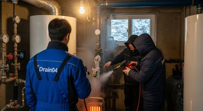 용현동 수도 동파 녹임 해빙 확실하게 녹여서 뚫어