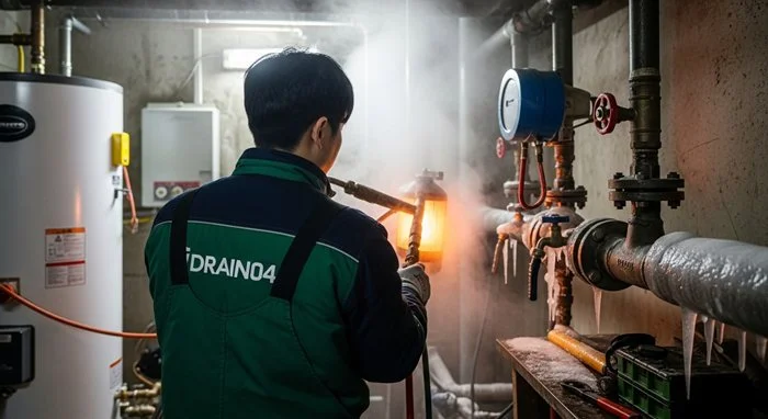 의정부 수도관 동파 하수구 꽁꽁 언 하수도 시원하게