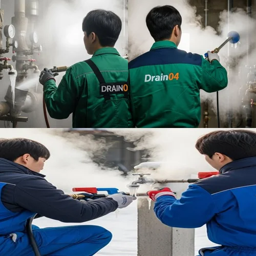 의정부 언수도 녹임 하수구 수도관 해빙과 하수구 통수