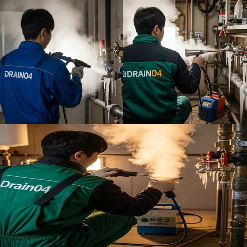 의정부 수도관 동파 하수구 동파로 인한 역류 해결