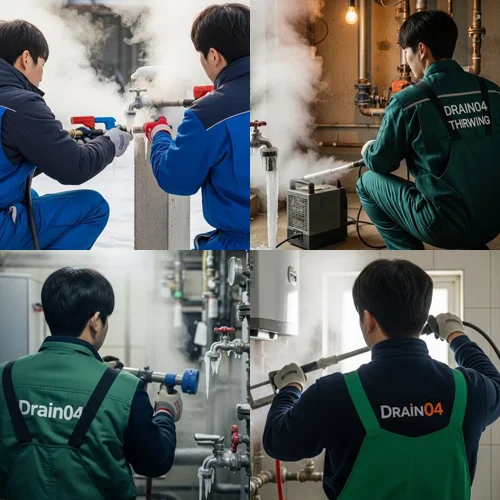 하수관 동파 대비를 위한 장암동 수도관 대응 계획 마련