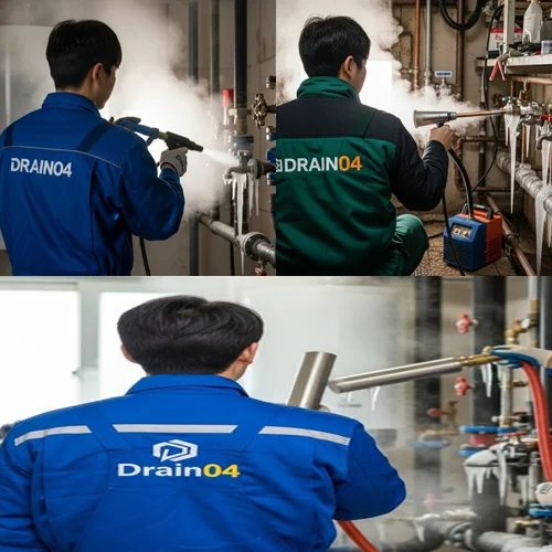 금오동 해빙 하수도 배관 업체 겨울에도 시원한 물줄기