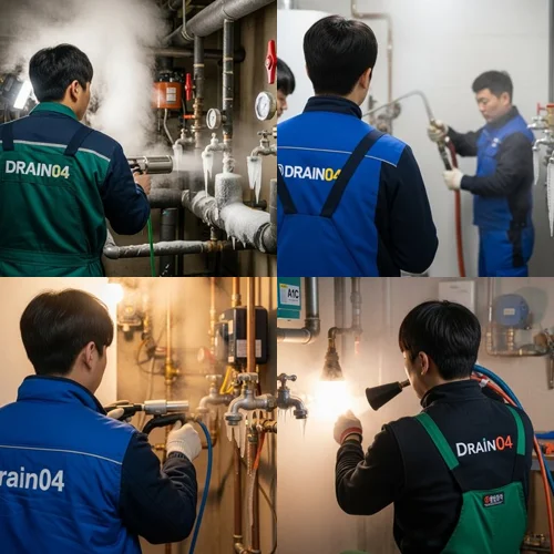 의정부 산곡동 수도 동파 녹임 해빙 꽁꽁 언 배관 시원하게 녹여