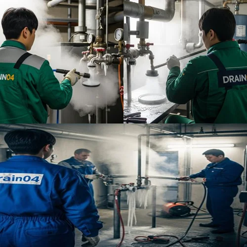 고산동 수도 동파 녹임 해빙 꽁꽁 언 곳 녹여서 복구