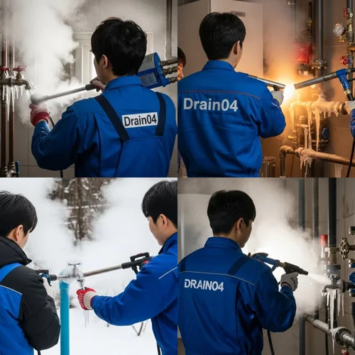낙양동 해빙 하수도 배관 업체 녹여서 해결 완료해 드려요