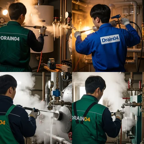 낙양동 해빙 하수도 배관 업체 녹여서 해결 완료해 드려요