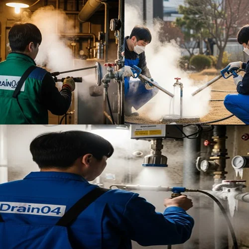 낙양동 해빙 하수도 배관 업체 녹여서 해결 완료해 드려요