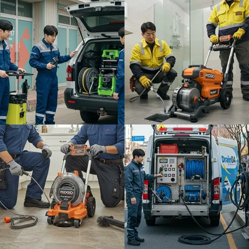 상가 건물 횡주관 청소 후기! 의정부 하수구 고압세척 횡주관