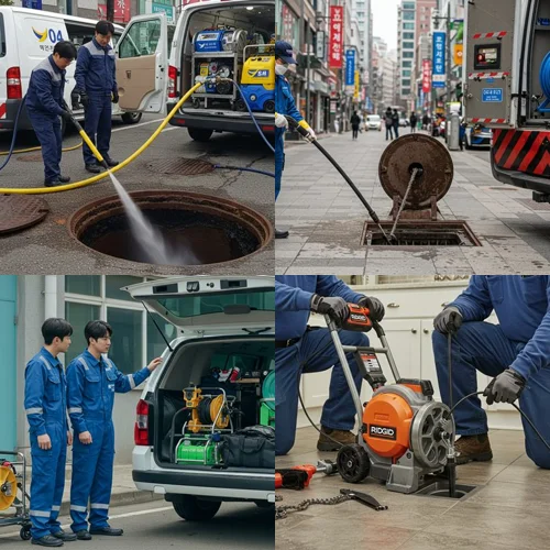 의정부역 근처 빌라 층 역류 가능동 변기 막힘 수리