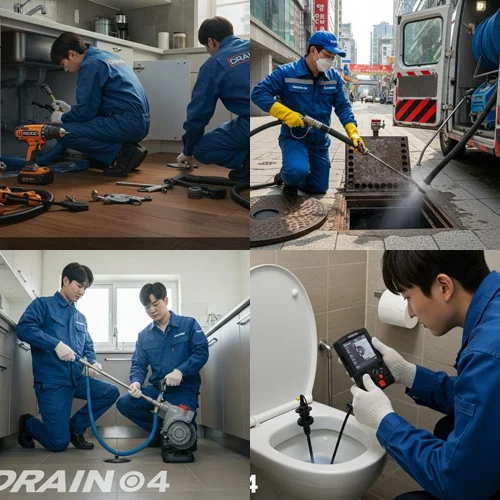 의정부동 하수구 뚫음 하수도, 부대찌개 골목 식당