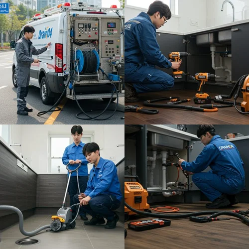 꽉 막힌 배관 시원하게! 의정부시 하수도 배수구 막힘