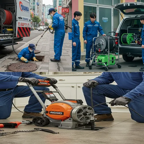 빌라 1층 역류 드디어 해결! 녹양동 하수구 업체 오수관