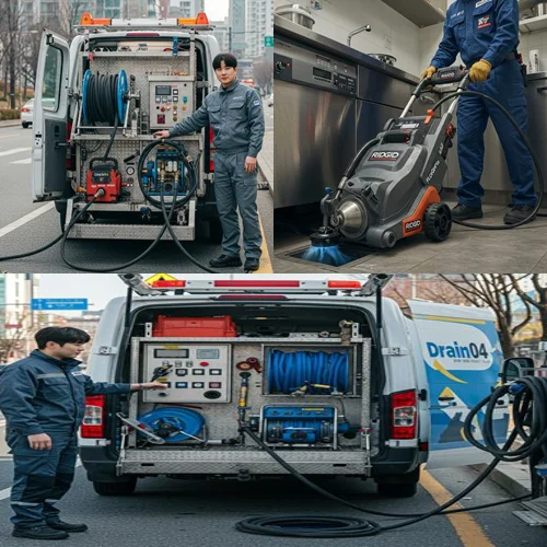 부대찌개 골목 식당, 의정부동 하수구 업체 오수관