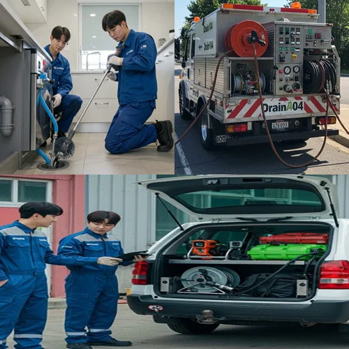 자일동 하수구 뚫음 하수도 전원주택 마당 맨홀