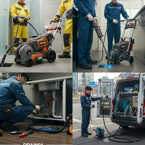 자일동 하수구 뚫음 하수도 전원주택 마당 맨홀