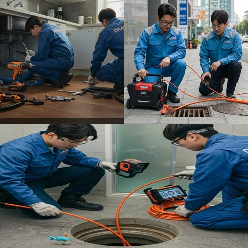 잦은 막힘의 근본 원인 의정부 산곡동 하수구 업체 오수관