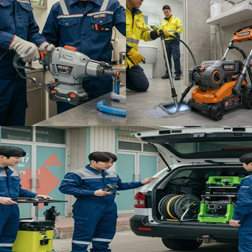 의정부 근처, 금오동 하수구 뚫음 하수도