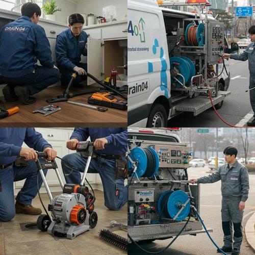 의정부시 하수구 고압세척 횡주관 빌딩 청소