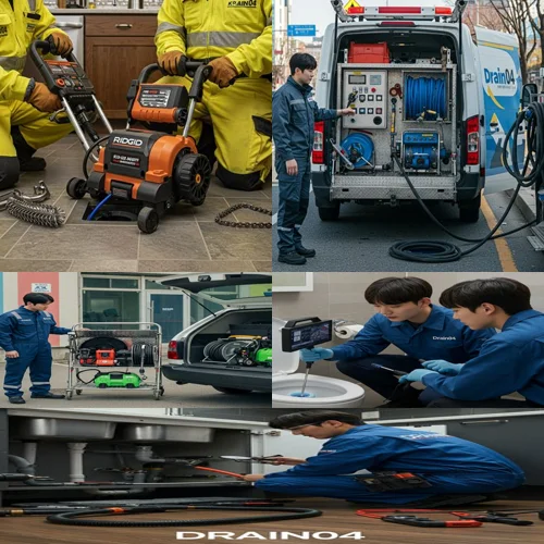 자일동 변기 막힘 수리, 전원주택 마당 맨홀