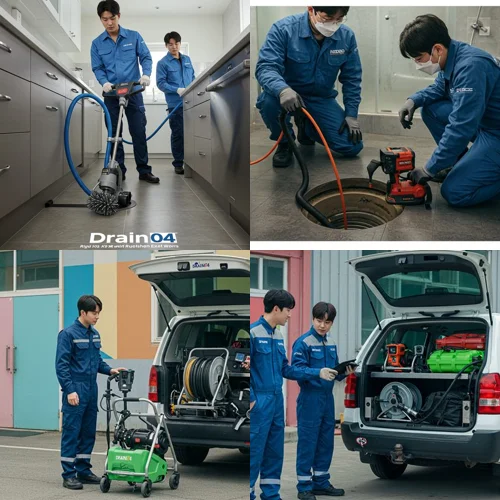 의정부동 싱크대 막힘 배수구, 부대찌개 골목 식당