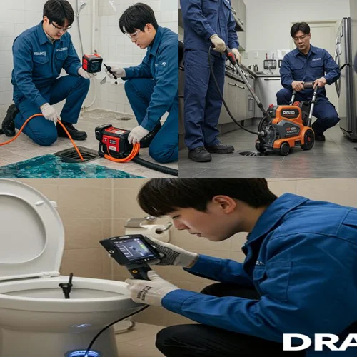 용현동 싱크대 막힘 오래된 배관 청소