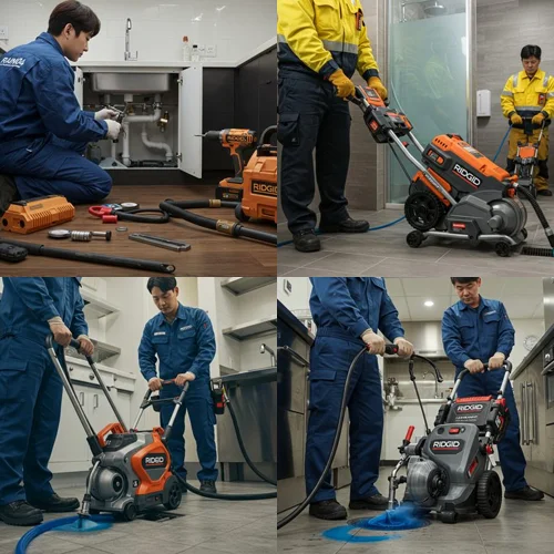 금오동 하수구 막힘 도청 인근 상가