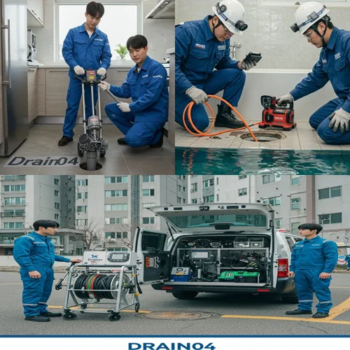 녹양동 하수도 막힘 하수관로 청소