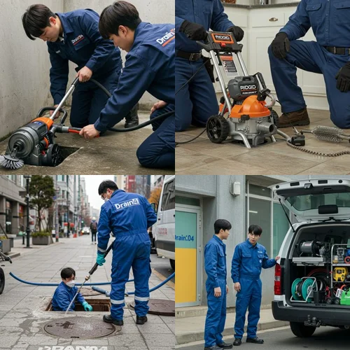 녹양동 하수도 막힘 하수관로 청소