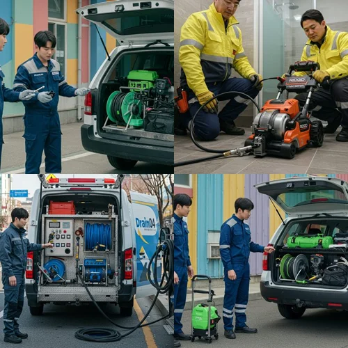 낙양동 하수구 막힘 아파트 횡주관