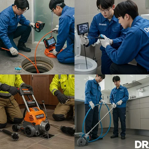 낙양동 하수구 막힘 아파트 횡주관