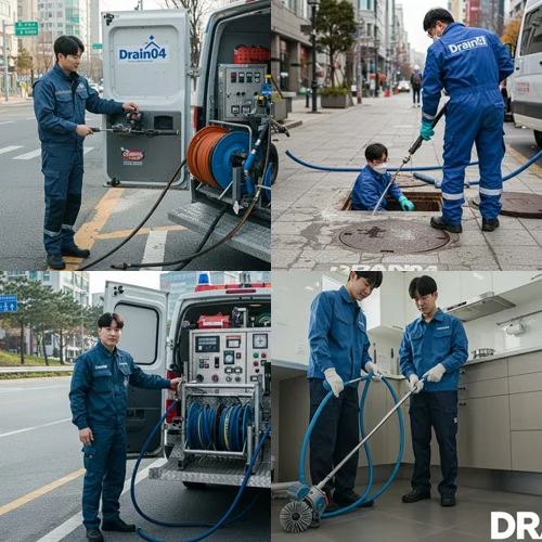 낙양동 하수구 막힘 아파트 횡주관